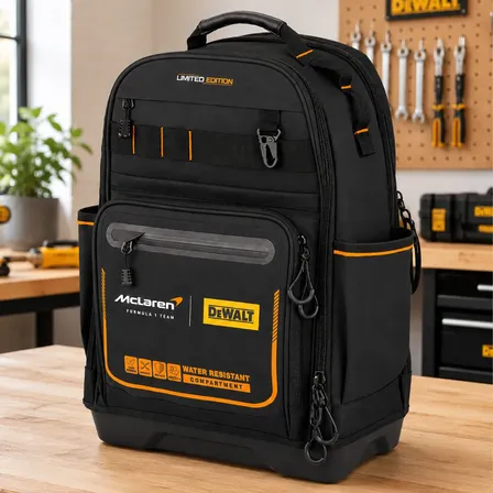 Mochila Bolsa De Ferramentas Dewalt Mclaren Dwst60122 Preto