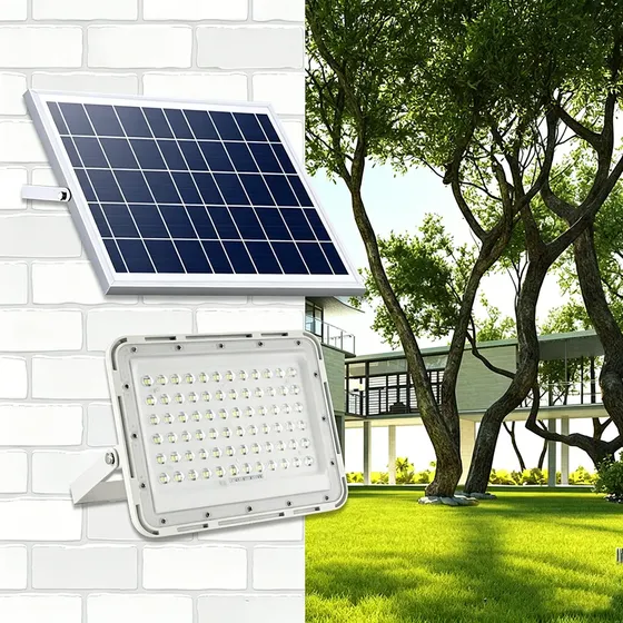 Refletor Solar Led De 500w Para Patio Externo