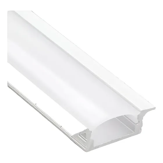 Kit 10 Perfil Led Embutir Slim Alumínio 2 Metro C/acabamento