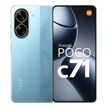 Capa Xiaomi Celular Poco C71 - Dual Sim 128gb 4gb Ram Azul-claro