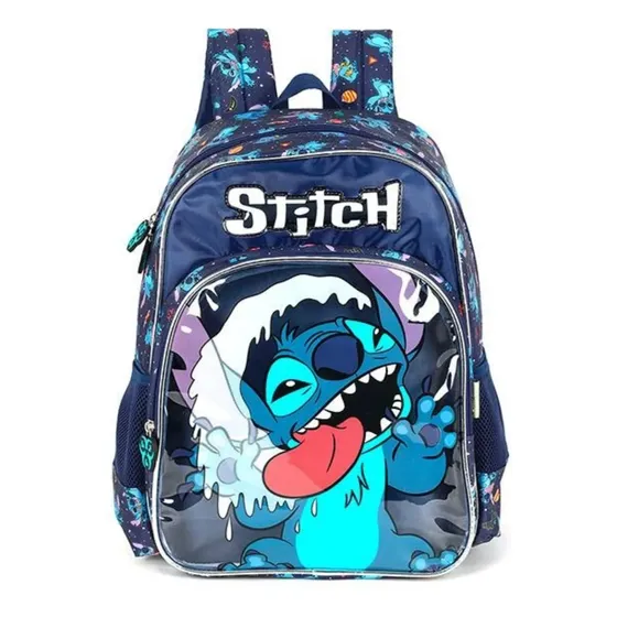 Mochila Escolar Infantil G Is42371sc Stitch Azul
