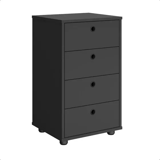 Mesa De Cabeceira Classic Quarto Escritório 4 Gavetas