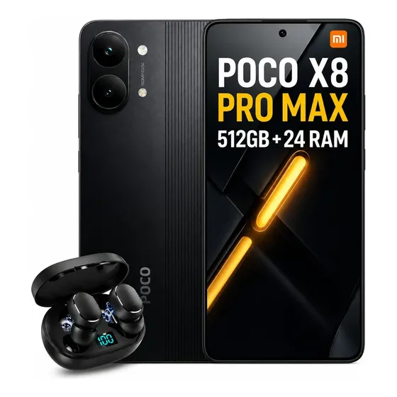 Poco X8 Pro Max 5g 512gb 12+12gb Ram 8500mah Global + Brinde