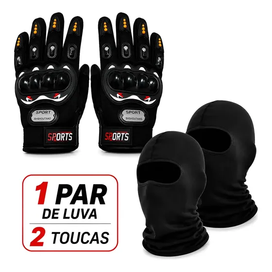 Touca Motoqueiro Ninja Balaclava Térmica Proteção Uv50+