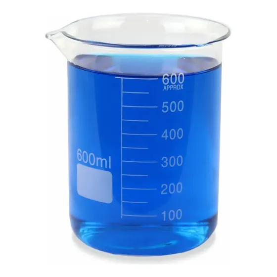 Béquer Becker De Vidro Graduado Forma Baixa Griffin 600ml