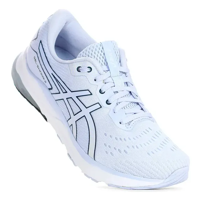 Tênis Asics Gel Shinobi 2 Feminino Corrida Original Nfe Branco Texturizado 38