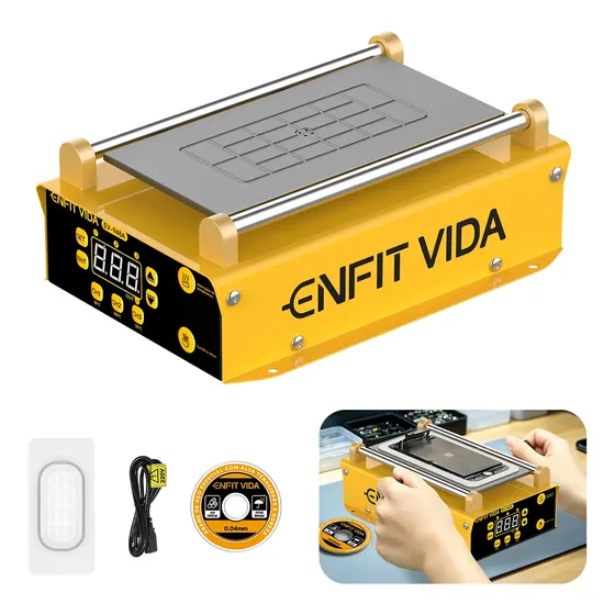 Separadora Maquina Aquecer Tela Celular 8 Polegadas