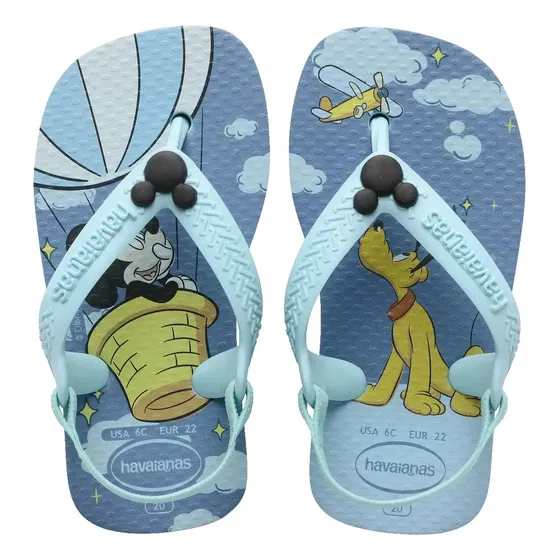 Sandália Havaianas Baby Disney Classics Com Elástico