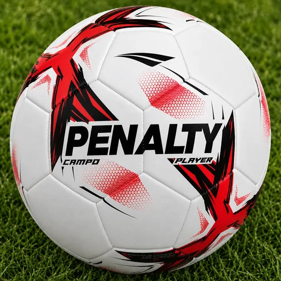 Bola Futebol Campo Penalty Oficial Player Xxv T5 Costurada