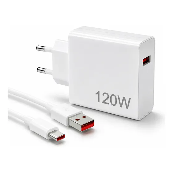 Carregador Celular 120w Turbo Rápido Compatível Xiaomi Poco