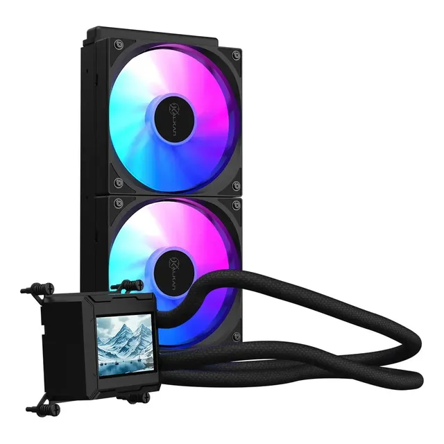 Water Cooler Kalkan Aura Lcd 240 250tdp Preto