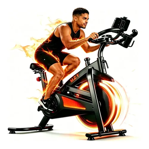 Bicicleta Ergométrica Spinning Profissional Inércia 15kg App Preto 1.2v