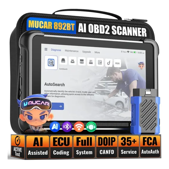 Ferramenta Completa De Diagnóstico Do Sistema Do Scanner Mucar 892bt Obd2