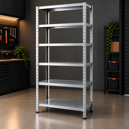 Estante Prateleira De Aço Galvanizado 6 Bandejas 198x90cm Galvanizada