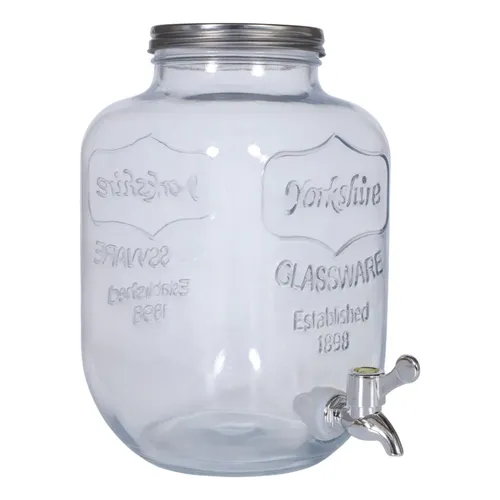 Suqueira Vidro Cristal 5l Jarra Bebidas Transparente