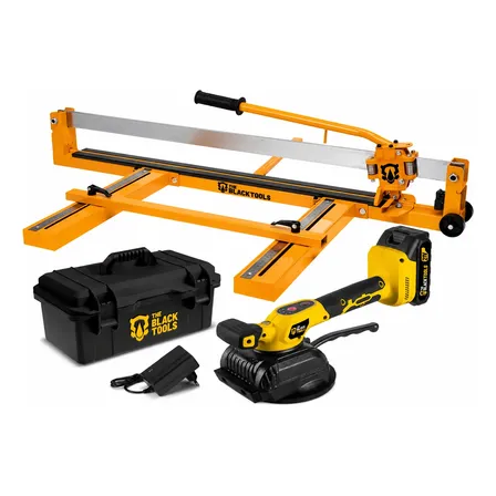 Cortador Riscador De Piso 120cm + Maquina Assentadora 21v