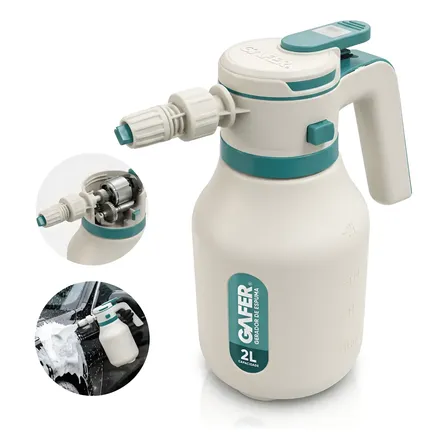 Pulverizador Elétrico 2l Espuma Snow Foam Profissional Branco
