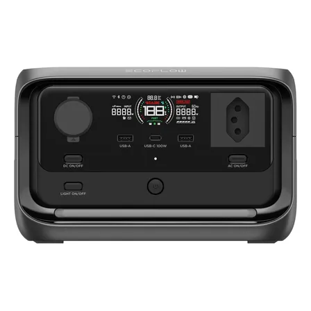 Ecoflow River 3 Plus Estação Gerador Energia 286wh/600w 110v