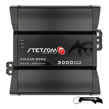 Modulo Amplificador Stetom 2 Ohms Vulcan 3000 Mais Vendido