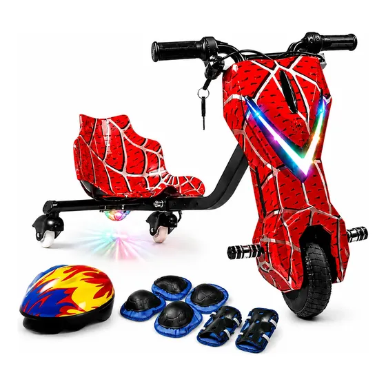 Patinete Elétrico Triciclo Infantil Drift 350w 36v Bluetooth