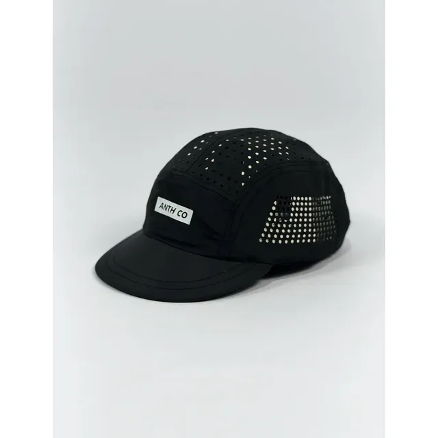 Boné 5 Five Panel Running - Preto - Aba Curta E Flexível Preto Único