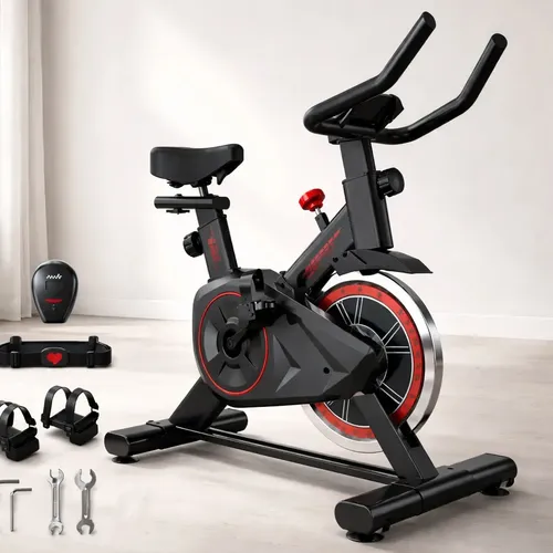 Bicicleta Ergométrica Ergometrica Inercia Spinning 150kg Top Preto/vermelho Escolha