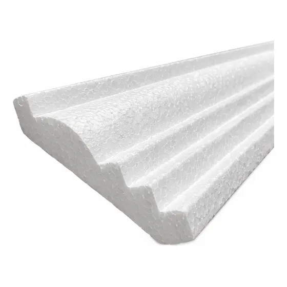 Moldura Roda Teto Sanca Isopor / Kit 15 Metros Full