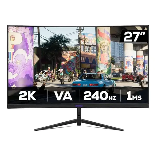 Monitor Gamer Mancer Valak Vx6s, 27 Pol, Va, Curvo,2k, 240hz