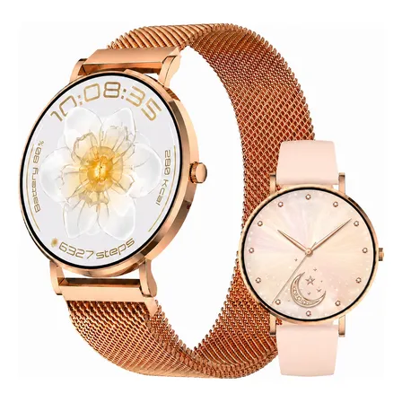 Smartwatch Feminino Aurafit Am28 Relógio Chamada Bluetooth