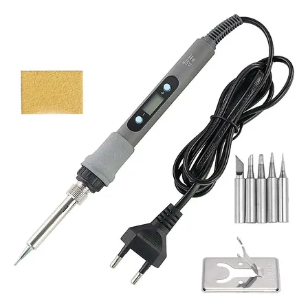 Ferro De Solda 80w Digital Com Regulagem De Temperatura 127v