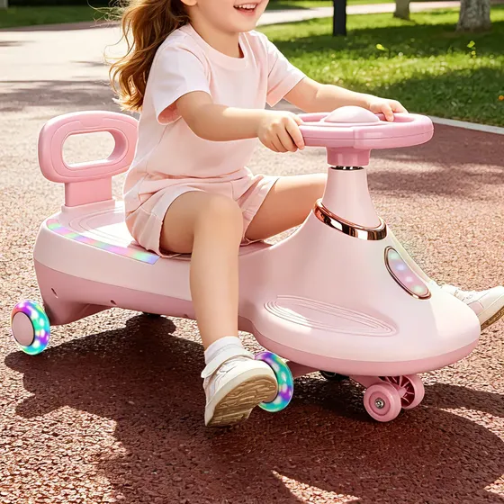 Brastoy Bicicleta Equilíbrio Claro Infantil Sem Pedal Rosa
