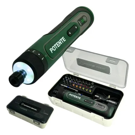 Parafusadeira Elétrica Compacta 36 Pçs Com Led