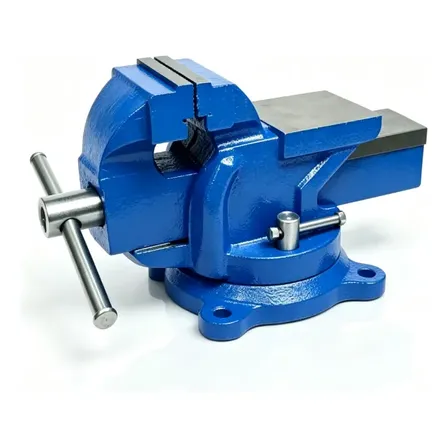 Morsa 6p Giratória Bigorna 170mm Reparo Oficina