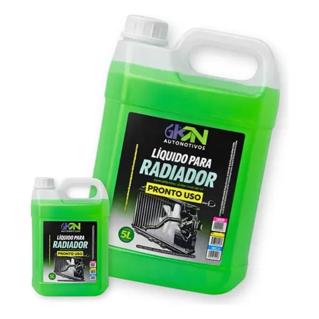 Kit 2 Aditivo Liquido Radiador Kn 5l Pronto Uso Verde Toyota Verde