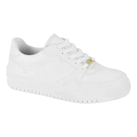 Tenis Casual Vizzano Feminino Leve Confortavel Original Branco 34 Br