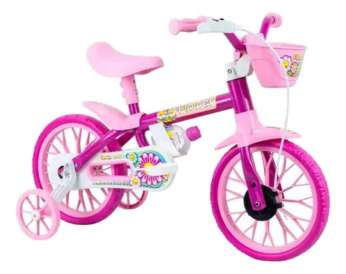 Bicicleta Infantil Black12 Aro 12 1 Marcha Cestinha Nathor
