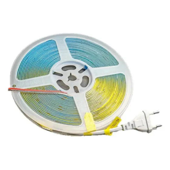 Fita Led Cob Direta 110v 10m Não Usa Fonte Branco Quente