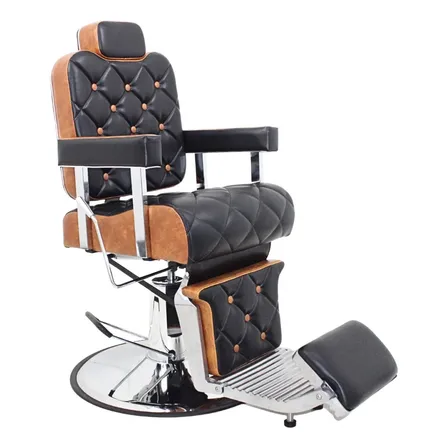 Poltrona Reclinável Cadeira Imperial Barbeiro Hidráulica
