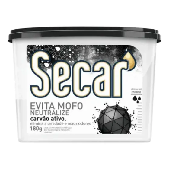 Desumidificador Secar 180g Para Banheiro E Lavanderia