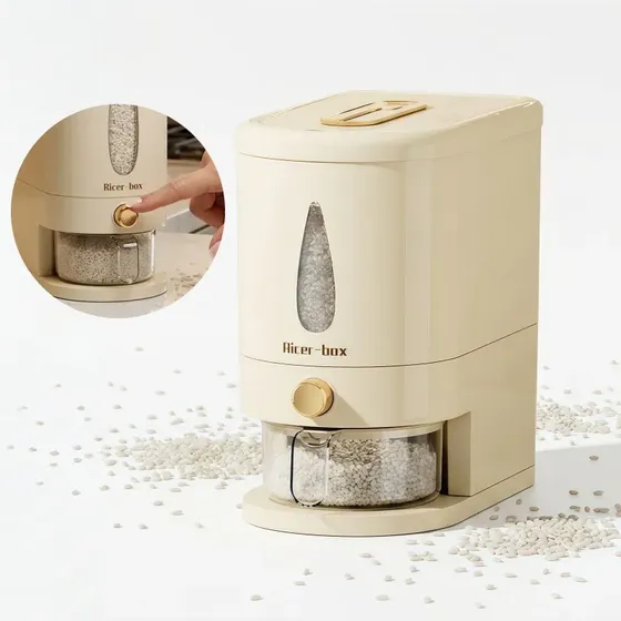 Dispenser De Grãos Cereais Pote Dosador Hermético 5kg