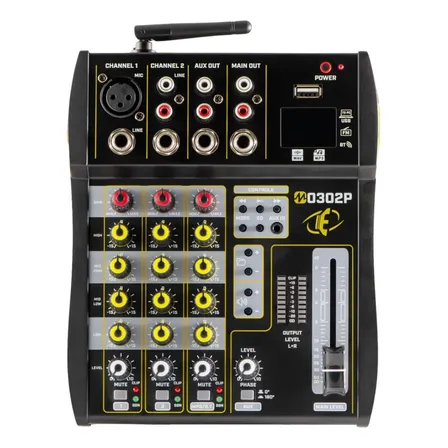 Mesa Som Automotivo Eros M0302p Player 3 Canal Bluetooth P10