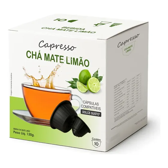 Capsulas Dolce Gusto Chá Limão Capresso - Cx. 10 Und