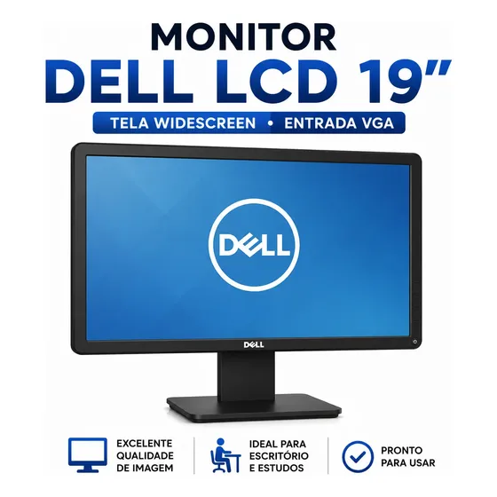 Monitor Dell Lcd 19 Vga Widescreen (Recondicionado)