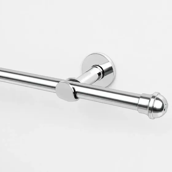 Varão Para Cortina Com Emenda 2 Metros 19mm Kit Completo