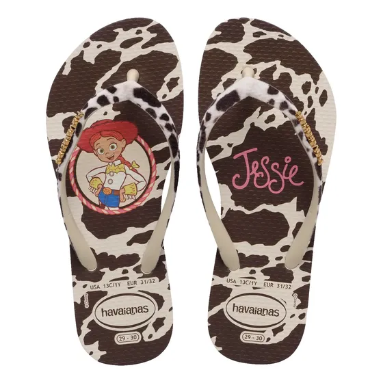 Chinelo Havaianas Kids Jessie Toy Story Vaquinha Feminino