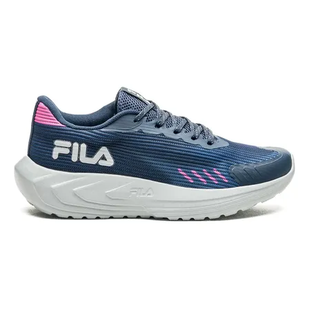 Tênis Fila Sprint Feminino Esportivo Caminhada Confortável Marinho/rosa Liso 39 Br