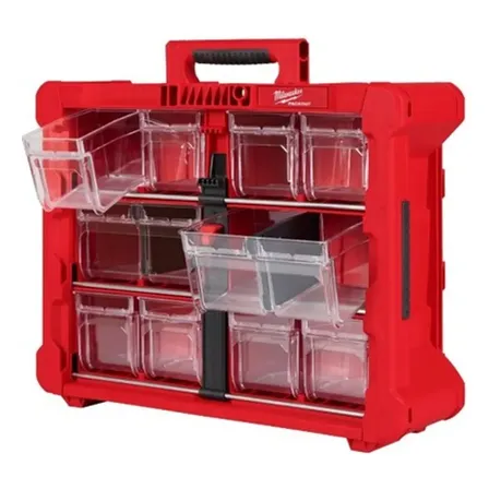 Organizador Milwaukee Caixa Acrilica Com Barra Packout 48-22