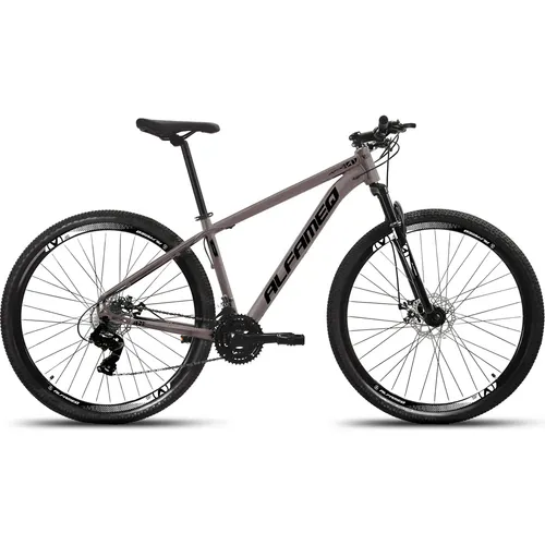 Bicicleta Aro 29 Alfameq New Afx 24 Marchas Freio A Disco Cinza/preto 21