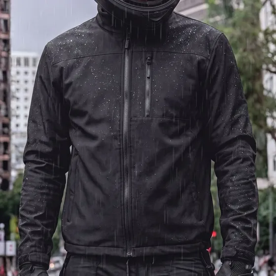 Jaqueta Motoqueiro Impermeável Masculina Com Bolso Style Box