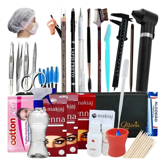 Kit De Designer De Sobrancelha Profissional Completo